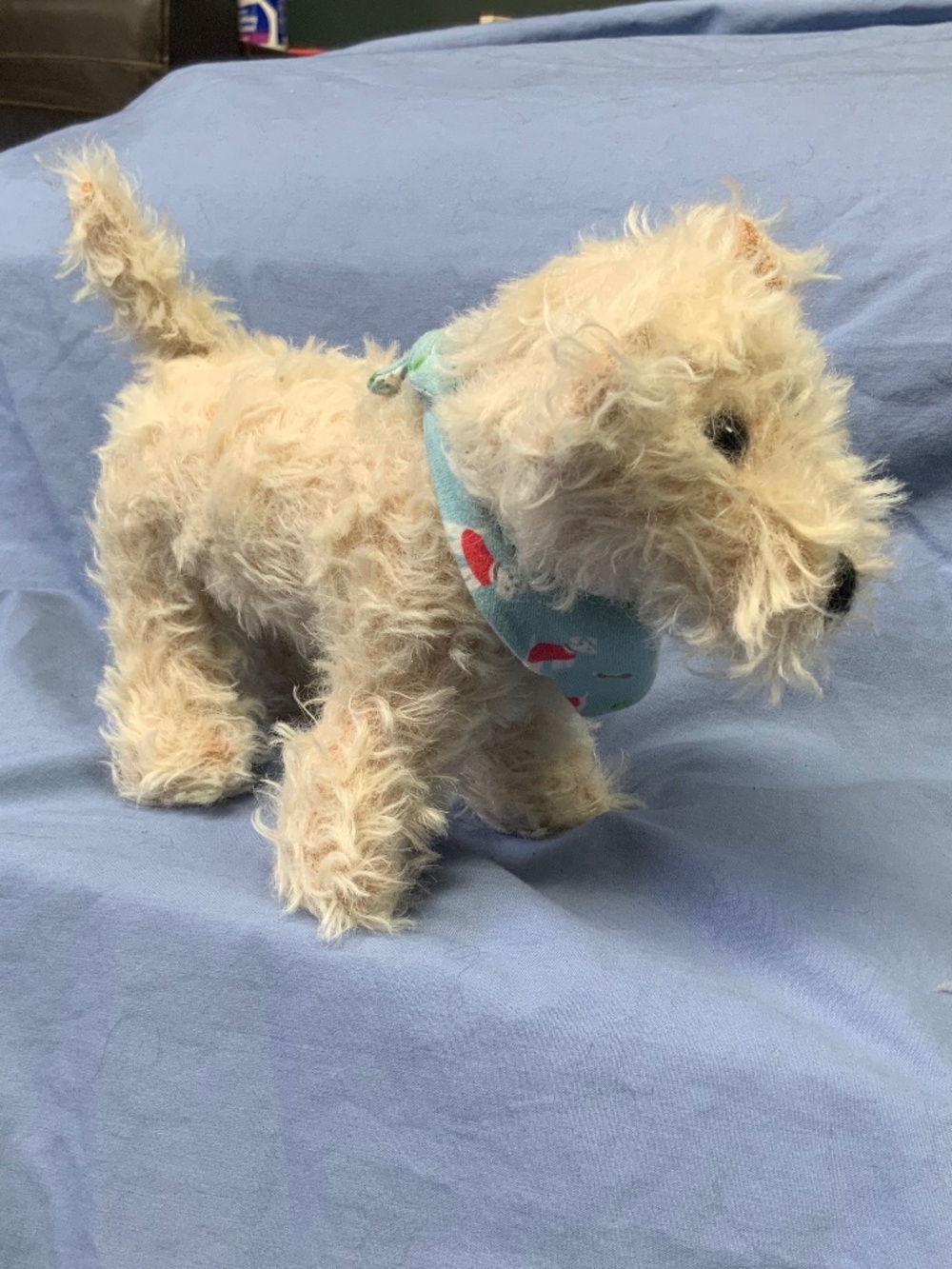 Canterbury Bears Mohair Handmade “Snowy” or Stanley (with Cath Kidston) Dog